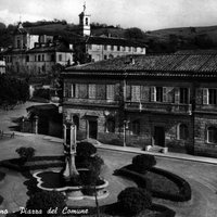 Monte Romano Piazza del Comune - 1951