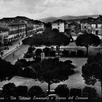 Monte Romano Via Vittorio Emanuele e Piazza del Comune - 1951