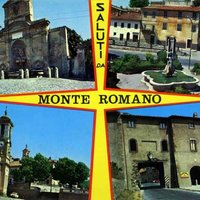 Quattro vedute diverse di Monte Romano - 1970