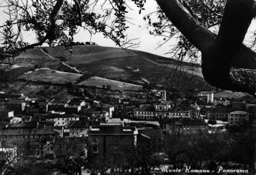 Panorama di Monte Romano nel 1959