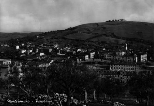 Panorama di Monte Romano nel 1961