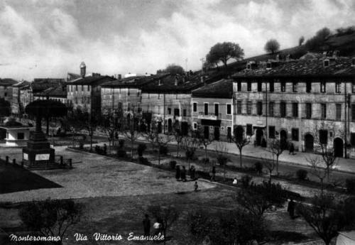 Monte Romano Via Vittorio Emanuele - 1951