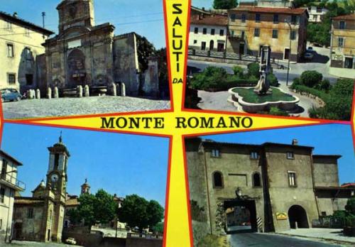 Quattro vedute diverse di Monte Romano - 1970